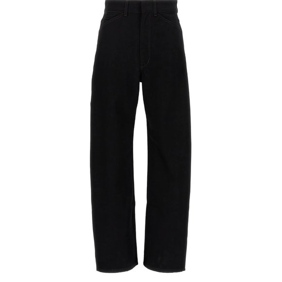 Lemaire High-Rise Wide-Leg Jeans (Size: DE36(27/28 Inch Waist) Black NWT